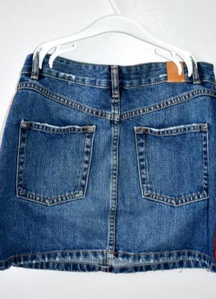 Zara стильна джинс спідниця cos peserico massimo dutti gant franchi pinko arket стиль4 фото