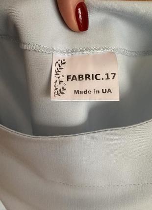 Костюм хлопковый голубой украинского бренда fabric178 фото