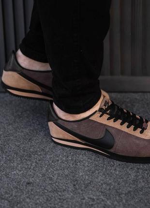 soccer nike cortez brown black 2450 soccer nike shield sneakers 146483022