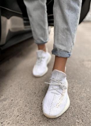 Кроссовки adidas yeezy 350 v2 statik полный рефлектив3 фото