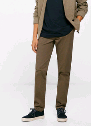 Штани zara skinny fit eur 46/mex 36/usa 36. капучино