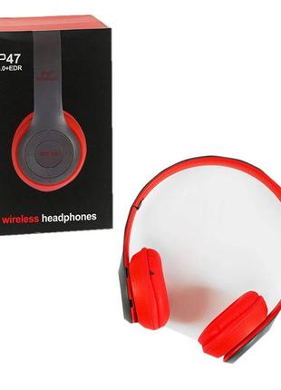 Беспроводные наушники с bluetooth, микрофоном и радио