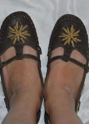 Балетки туфлі шкіряні dockers розмір 42, туфли кожание размер 424 фото