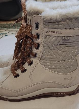 Зимові черевики merrell, гірськолижня підошва, на морозм5 фото