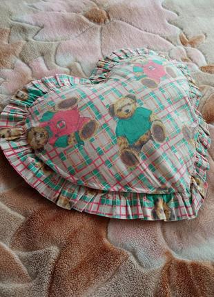 Детские товары/ декоративная подушка сердце