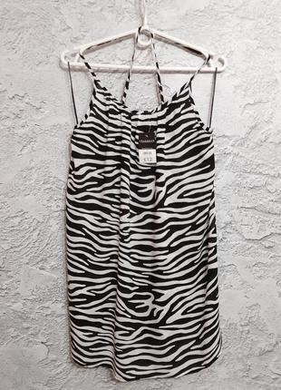 Натуральное стильное платье в размере s