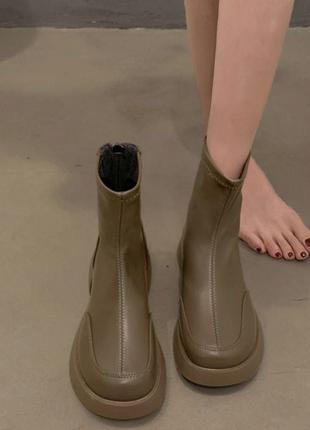 Сапоги, ботинки, челси женские кожа чоботи жiночi 35-41р3 фото