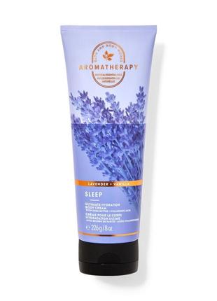 Bath and body works lavender vanilla ultimate hydration body cream увлажняющий крем для тела, 226 гр