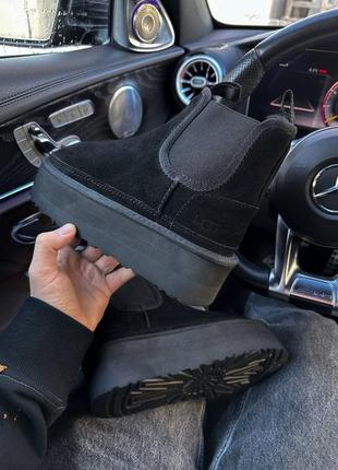 Угги черные платформа угги черные на платформе челси женские угги