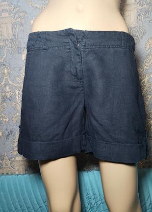 Sisley италия шорты из льна р. 40 /46