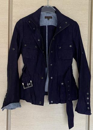 Льняной блейзер эксклюзив премиум бренд adolfo dominguez размер s