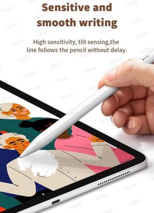 Наконечник двухслойный для apple pencil 1-2 поколения4 фото