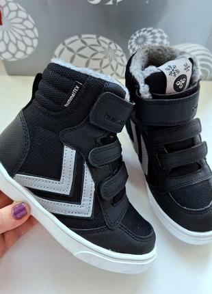 Утепленные мембранные хайтопы, ботинки hummel stadil super poly mid указан 28 размер