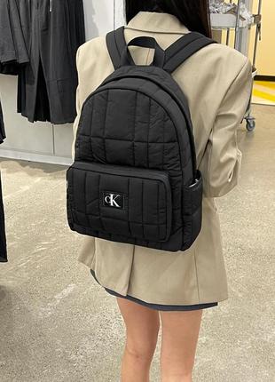 Новий рюкзак calvin klein (ck city quilted campus backpack) з американцями8 фото