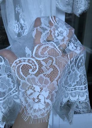 Туника из нежного гипюра, кружевное платье для фотосессии, сарафан для пляжа