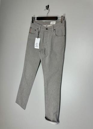 Hugo boss светло-серые джинсы. имеют зауженную штанку. slim fit.6 фото
