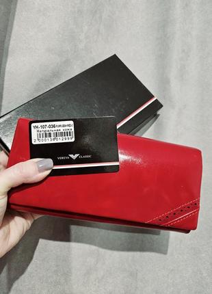 Кошелек глянцевая восковая шкira магнит качество ivorx