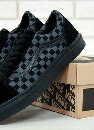 V@ns old skool grey black, кеди ванс олд скул чорні сірі