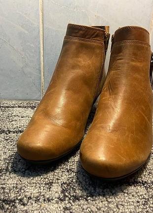 Кожаные ботинки gabor 37р