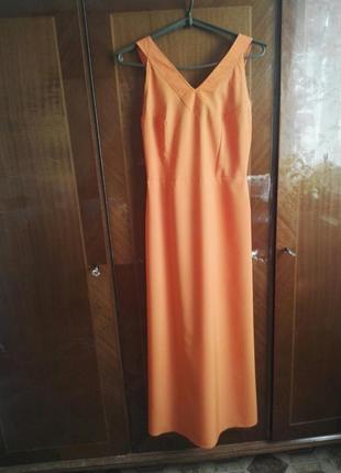 Платье женское длинное, шито под заказ