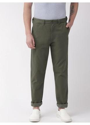 Брюки джинсы хаки  marks and spencer