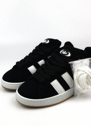 Adidas campus black&amp;white 🔝