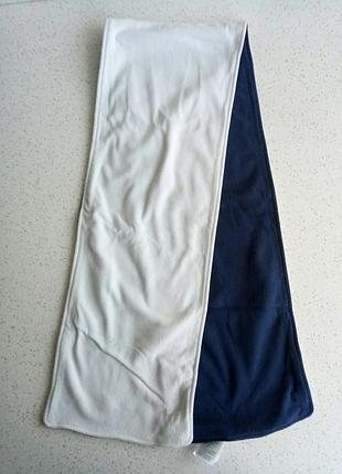 Новый флисовый двусторонний шарф reebok