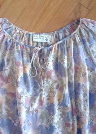 Бомбезне легше котонове плаття вільного крою 42-44р.sturzenegger швейцарія