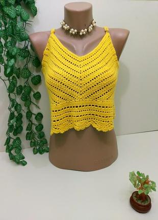 Топ вязаный кроше tally weijl