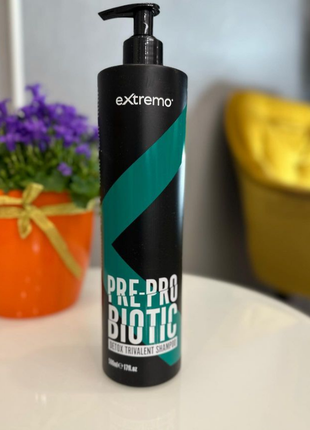 Шампунь трёхвалентный с пробиотиком extremo pre-probiotic detox trivalent shampoo 500 мл1 фото