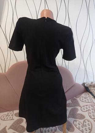 Плаття насиченого чорного кольору з мереживом ❤️❤️❤️3 фото
