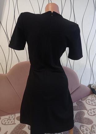 Плаття насиченого чорного кольору з мереживом ❤️❤️❤️6 фото