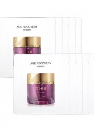 Антивозрастной крем для лица c коллагеном o hui age recovery cream, корейский люкс1 фото