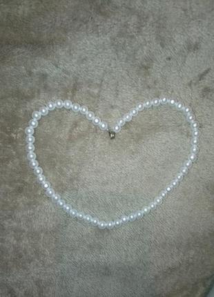 Ожерелье из жемчужин колье жемгчуг