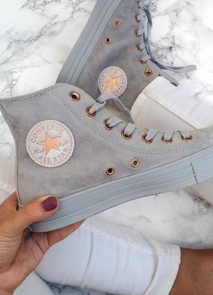 Замшевые кеды converse all star chuck taylor 💔