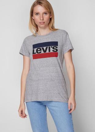 Сіра футболка levi’s