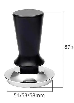 Пружинный тампер из нержавеющей стали 51 мм, 53 мм,58 мм