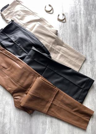 Брюки от zara из качественной эко кожи