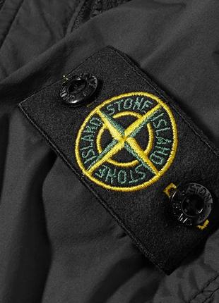 Бомбер / ветровка stone island черный4 фото