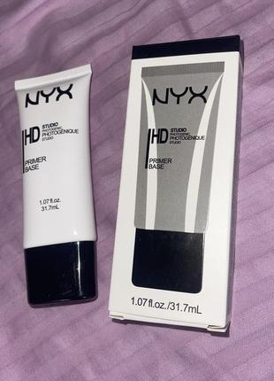 Nyx тональный крем для лица флюид с spf праймер основание под макияж