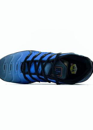 Мужские кроссовки nike air vapormax plus retro knicks "blue black orange2 фото