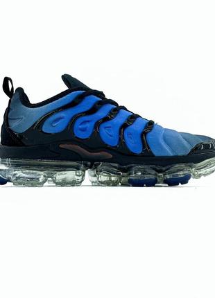 Мужские кроссовки nike air vapormax plus retro knicks "blue black orange3 фото