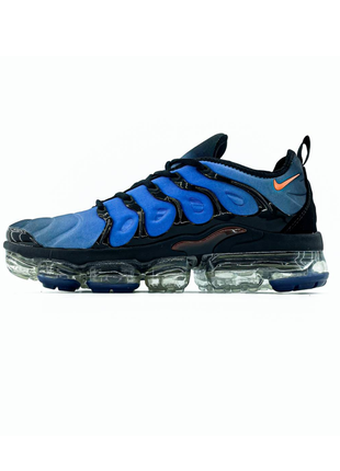 Мужские кроссовки nike air vapormax plus retro knicks "blue black orange