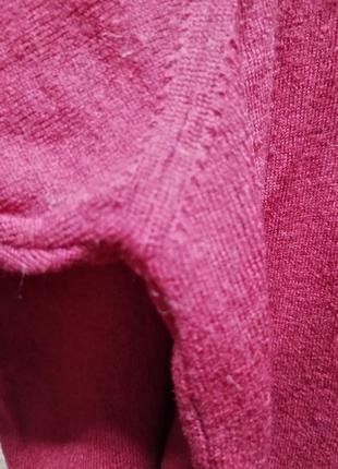 Сто процентов шерсть красно цвета италия virgin wool5 фото