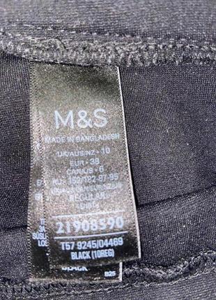 Женские лосины с лампасом утягивающие высокая посадка marks&amp;spencer uk 10 eur 384 фото