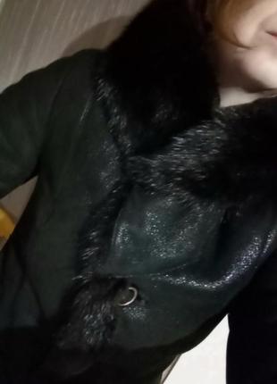 Дубленка с норкой 8