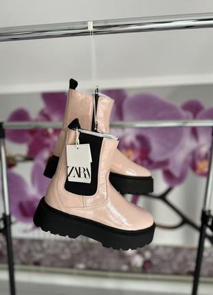 Нові черевики взуття zara 37 24 см1 фото