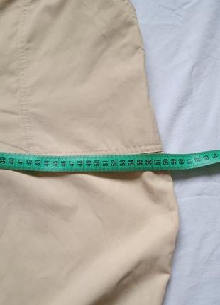 Бежевые бриджи бриджи длинные шорты карго7 фото