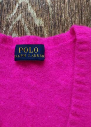 Розовый детский шерстяной/кашемировый свитер джемпер свитшот худи футболка polo ralph lauren на девочку 12 лет3 фото