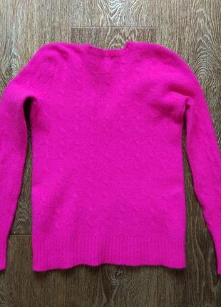 Розовый детский шерстяной/кашемировый свитер джемпер свитшот худи футболка polo ralph lauren на девочку 12 лет7 фото